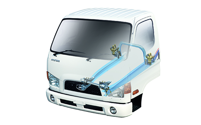 Hệ thống giảm sốc treo cabin bán nổi